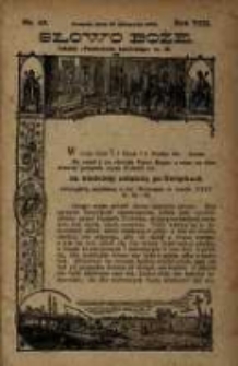 Słowo Boże: dodatek do Przewodnika Katolickiego R.8. 1905 Nr.48
