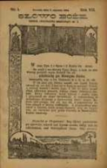 Słowo Boże: dodatek do Przewodnika Katolickiego R.7. 1904 Nr.1
