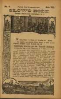 Słowo Boże: dodatek do Przewodnika Katolickiego R.7. 1904 Nr.4