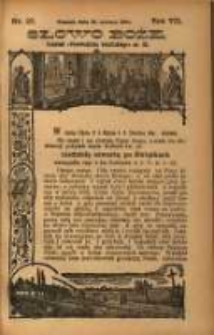 Słowo Boże: dodatek do Przewodnika Katolickiego R.7. 1904 Nr.25