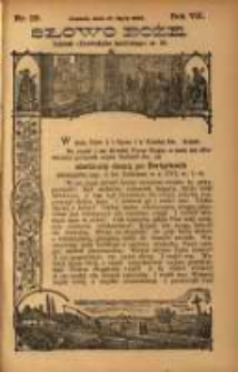 Słowo Boże: dodatek do Przewodnika Katolickiego R.7. 1904 Nr.29