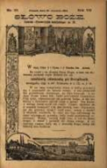 Słowo Boże: dodatek do Przewodnika Katolickiego R.7. 1904 Nr.39