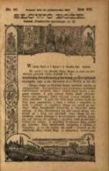 Słowo Boże: dodatek do Przewodnika Katolickiego R.7. 1904 Nr.42