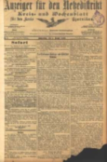 Anzeiger f&uuml;r den Netzedistrikt Kreis- und Wochenblatt f&uuml;r den Kreis Czarnikau 1906.01.04 Jg.54 Nr1