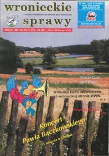 Wronieckie Sprawy 2001.08.09 R.11 Nr31(211)