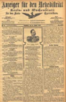 Anzeiger f&uuml;r den Netzedistrikt Kreis- und Wochenblatt f&uuml;r den Kreis Czarnikau 1906.01.27 Jg.54 Nr11