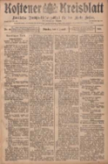 Kostener Kreisblatt: amtliches Veröffentlichungsblatt für den Kreis Kosten 1908.08.04 Jg.43 Nr93