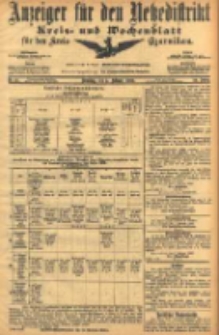 Anzeiger f&uuml;r den Netzedistrikt Kreis- und Wochenblatt f&uuml;r den Kreis Czarnikau 1906.02.06 Jg.54 Nr15