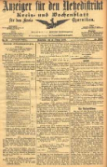 Anzeiger für den Netzedistrikt Kreis- und Wochenblatt für den Kreis Czarnikau 1906.02.22 Jg.54 Nr22