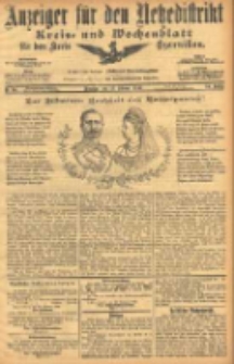 Anzeiger für den Netzedistrikt Kreis- und Wochenblatt für den Kreis Czarnikau 1906.02.27 Jg.54 Nr24