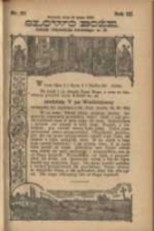 Słowo Boże: dodatek do Przewodnika Katolickiego R.3. 1900 Nr.20