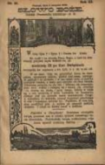 Słowo Boże: dodatek do Przewodnika Katolickiego R.3. 1900 Nr.31