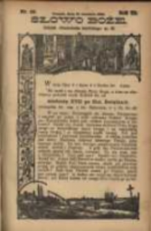 Słowo Boże: dodatek do Przewodnika Katolickiego R.3. 1900 Nr.39