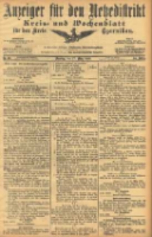 Anzeiger f&uuml;r den Netzedistrikt Kreis- und Wochenblatt f&uuml;r den Kreis Czarnikau 1906.03.27 Jg.54 Nr36