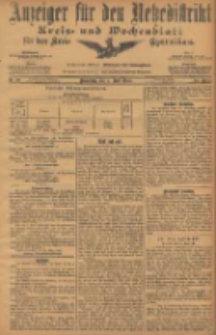 Anzeiger für den Netzedistrikt Kreis- und Wochenblatt für den Kreis Czarnikau 1906.04.05 Jg.54 Nr40