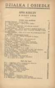 Działka i Osiedle: miesięcznik Związku Towarzystw Ogródków Działkowych Rzeczypospolitej Polskiej 1936.01 R.9 Nr1