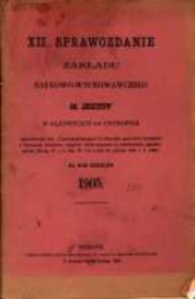 Sprawozdanie Dyrekcji Zakładu Naukowo-Wychowawczego OO. Jezuitów w Bąkowicach pod Chyrowem : za rok szkolny 1905