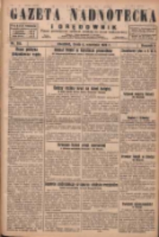 Gazeta Nadnotecka i Orędownik: pismo poświęcone sprawie polskiej na ziemi nadnoteckiej 1929.09.04 R.9 Nr202