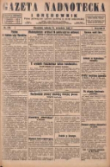 Gazeta Nadnotecka i Orędownik: pismo poświęcone sprawie polskiej na ziemi nadnoteckiej 1929.09.14 R.9 Nr211