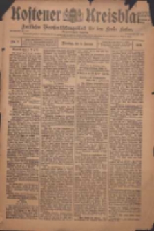Kostener Kreisblatt: amtliches Ver&ouml;ffentlichungsblatt f&uuml;r den Kreis Kosten 1909.01.05 Jg.44 Nr2