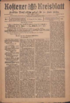 Kostener Kreisblatt: amtliches Ver&ouml;ffentlichungsblatt f&uuml;r den Kreis Kosten 1909.01.19 Jg.44 Nr8