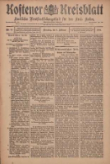 Kostener Kreisblatt: amtliches Ver&ouml;ffentlichungsblatt f&uuml;r den Kreis Kosten 1909.02.09 Jg.44 Nr17
