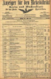 Anzeiger f&uuml;r den Netzedistrikt Kreis- und Wochenblatt f&uuml;r den Kreis Czarnikau 1906.05.01 Jg.54 Nr50