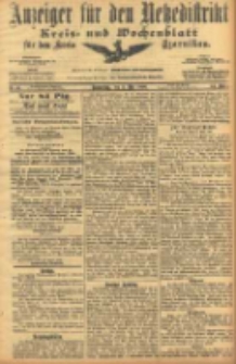 Anzeiger f&uuml;r den Netzedistrikt Kreis- und Wochenblatt f&uuml;r den Kreis Czarnikau 1906.05.03 Jg.54 Nr51