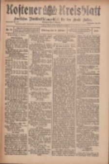 Kostener Kreisblatt: amtliches Ver&ouml;ffentlichungsblatt f&uuml;r den Kreis Kosten 1909.02.23 Jg.44 Nr23