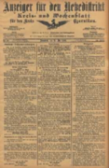 Anzeiger für den Netzedistrikt Kreis- und Wochenblatt für den Kreis Czarnikau 1906.05.19 Jg.54 Nr58