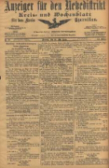Anzeiger f&uuml;r den Netzedistrikt Kreis- und Wochenblatt f&uuml;r den Kreis Czarnikau 1906.05.22 Jg.54 Nr59