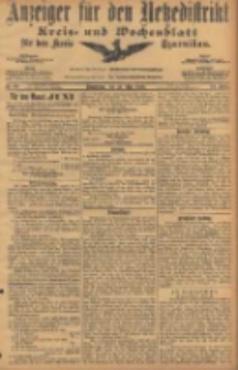 Anzeiger f&uuml;r den Netzedistrikt Kreis- und Wochenblatt f&uuml;r den Kreis Czarnikau 1906.05.24 Jg.54 Nr60