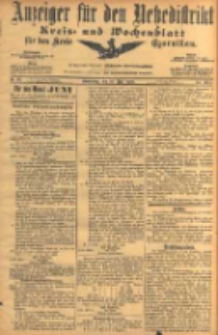 Anzeiger f&uuml;r den Netzedistrikt Kreis- und Wochenblatt f&uuml;r den Kreis Czarnikau 1906.05.31 Jg.54 Nr63