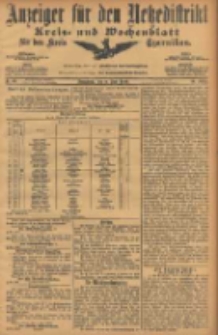 Anzeiger f&uuml;r den Netzedistrikt Kreis- und Wochenblatt f&uuml;r den Kreis Czarnikau 1906.06.09 Jg.54 Nr66
