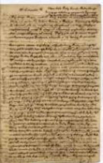 4. Listy różnych do różnych: Baliński Karol do Ignacego Orpiszewskiego, odpis ks. F. K. Malinowskiego 1856 k. 85-86. – Estkowska [Antonina] do [Anny?] Jaraczewskiej [ok. 1860] k. 87-88. – Schaefer do NN b. d. k. 89. – Schuder do NN 1821 k. 90-91. – Sczaniecka Emilia do NN b. d. k. 92-93.