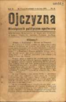 Ojczyzna : miesięcznik polityczno-społeczny. R. 2. 1925, nr 6