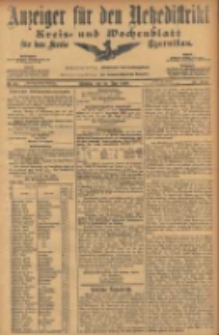 Anzeiger für den Netzedistrikt Kreis- und Wochenblatt für den Kreis Czarnikau 1906.06.12 Jg.54 Nr67