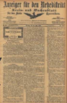 Anzeiger f&uuml;r den Netzedistrikt Kreis- und Wochenblatt f&uuml;r den Kreis Czarnikau 1906.06.19 Jg.54 Nr70