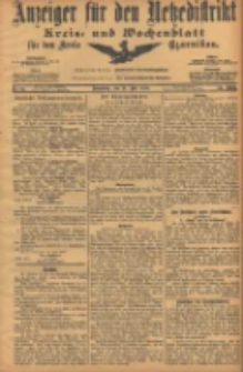 Anzeiger f&uuml;r den Netzedistrikt Kreis- und Wochenblatt f&uuml;r den Kreis Czarnikau 1906.07.21 Jg.54 Nr84