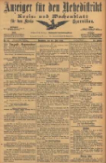 Anzeiger für den Netzedistrikt Kreis- und Wochenblatt für den Kreis Czarnikau 1906.07.26 Jg.54 Nr86