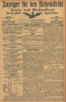 Anzeiger für den Netzedistrikt Kreis- und Wochenblatt für den Kreis Czarnikau 1906.07.31 Jg.54 Nr88