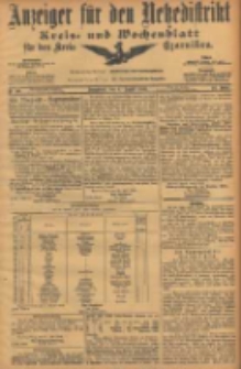Anzeiger f&uuml;r den Netzedistrikt Kreis- und Wochenblatt f&uuml;r den Kreis Czarnikau 1906.08.04 Jg.54 Nr90