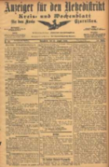 Anzeiger f&uuml;r den Netzedistrikt Kreis- und Wochenblatt f&uuml;r den Kreis Czarnikau 1906.08.11 Jg.54 Nr93
