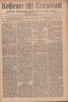 Kostener Kreisblatt: amtliches Ver&ouml;ffentlichungsblatt f&uuml;r den Kreis Kosten 1909.04.20 Jg.44 Nr47