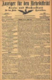 Anzeiger für den Netzedistrikt Kreis- und Wochenblatt für den Kreis Czarnikau 1906.08.18 Jg.54 Nr96