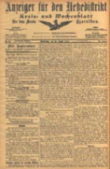 Anzeiger f&uuml;r den Netzedistrikt Kreis- und Wochenblatt f&uuml;r den Kreis Czarnikau 1906.08.23 Jg.54 Nr98