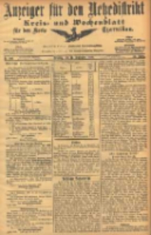 Anzeiger f&uuml;r den Netzedistrikt Kreis- und Wochenblatt f&uuml;r den Kreis Czarnikau 1906.09.11 Jg.54 Nr106