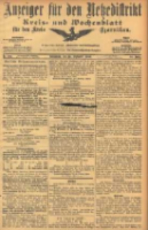Anzeiger für den Netzedistrikt Kreis- und Wochenblatt für den Kreis Czarnikau 1906.09.15 Jg.54 Nr108