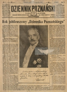 Dziennik Poznański 1933.01.01 R.75 nr1