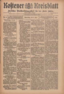 Kostener Kreisblatt: amtliches Ver&ouml;ffentlichungsblatt f&uuml;r den Kreis Kosten 1909.06.02 Jg.44 Nr66